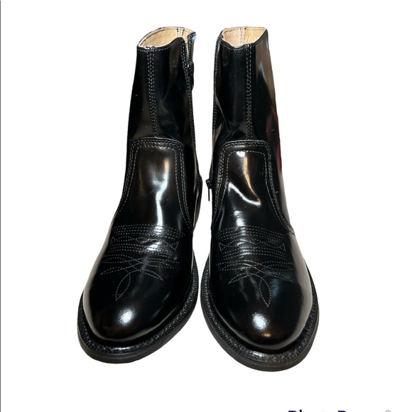 HP! Leather Classics Dress Western Cowboy Boots - Picture 3 of 12